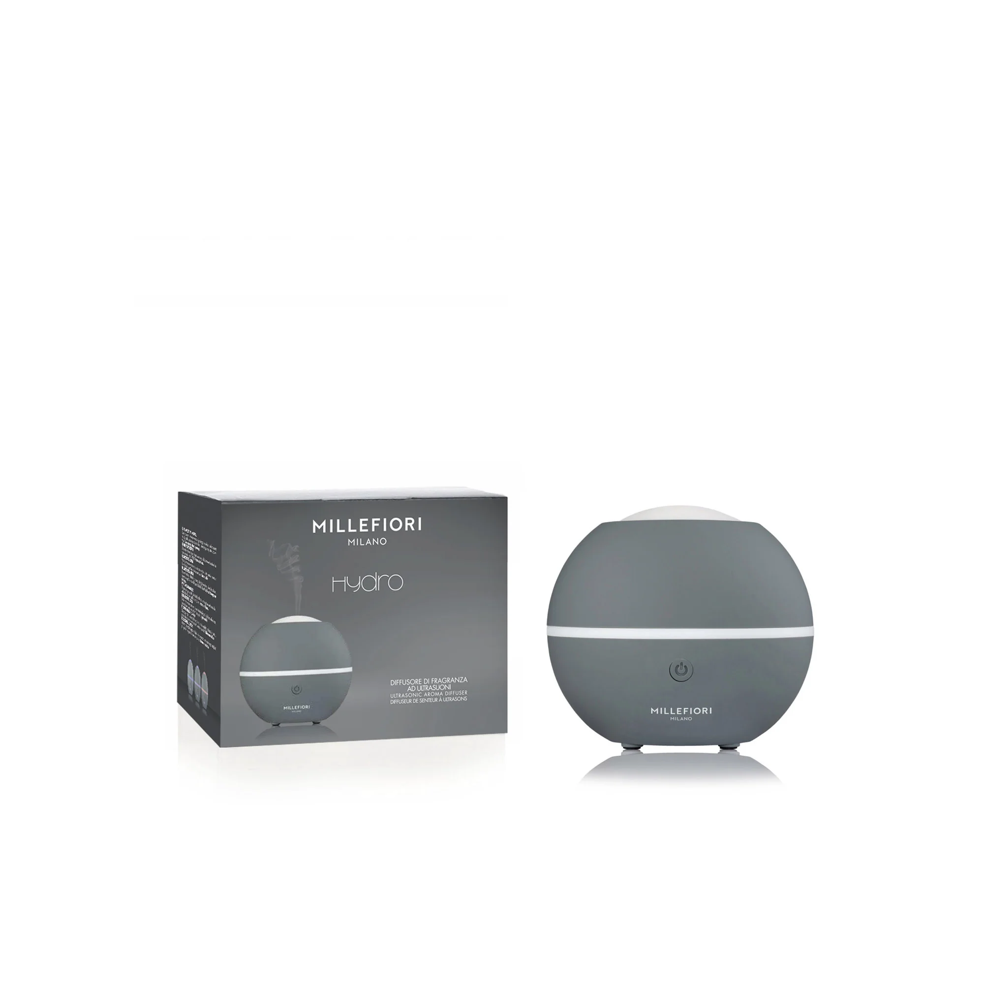 Hydro Diffusore Ad Ultrasuoni Sfera Grigia - Image 2